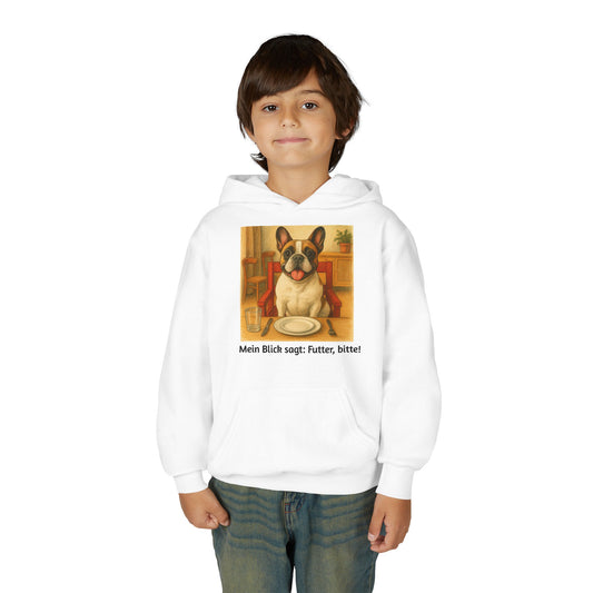 Youth Hoodie — Cute French Bulldog