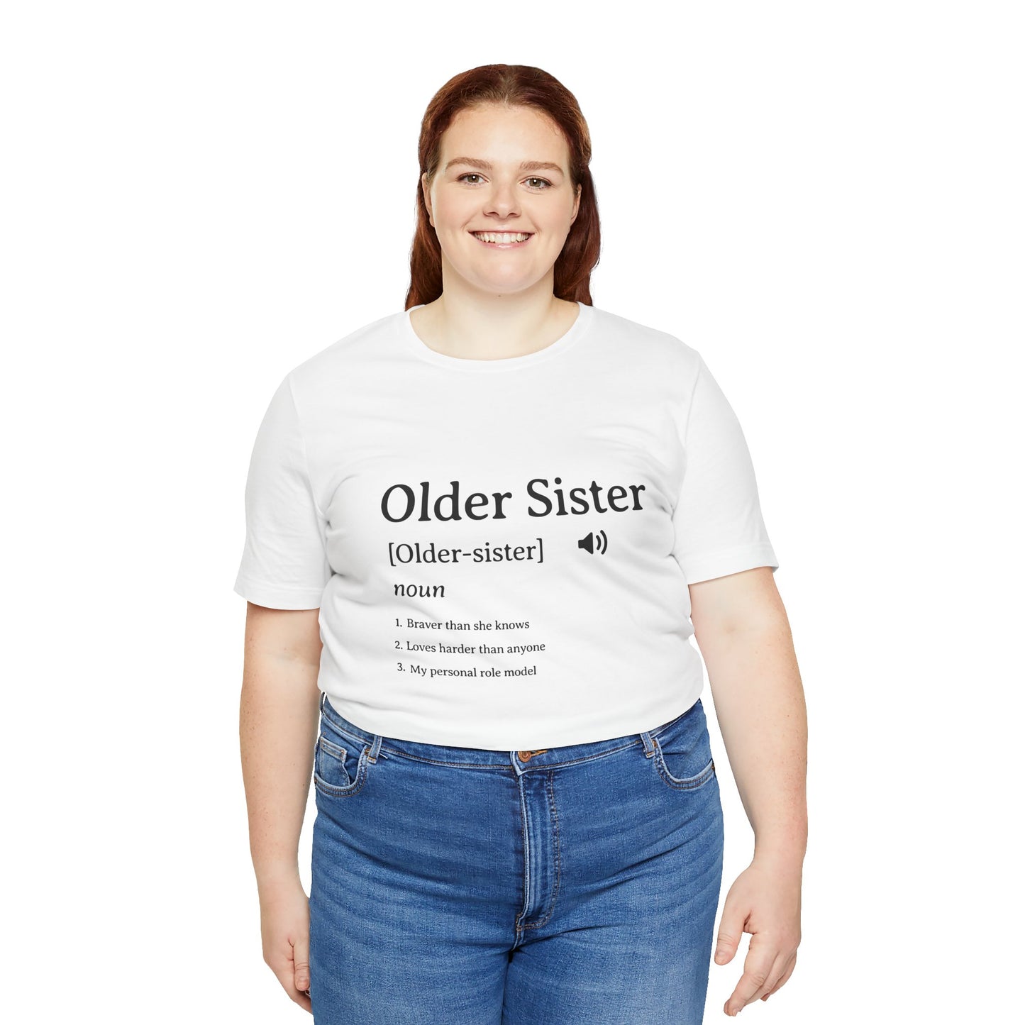 Older Sister Definition Tee — Funny Big Sister Gift Shirt