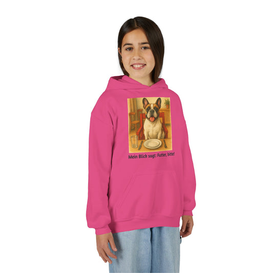 Youth Hoodie — Cute French Bulldog