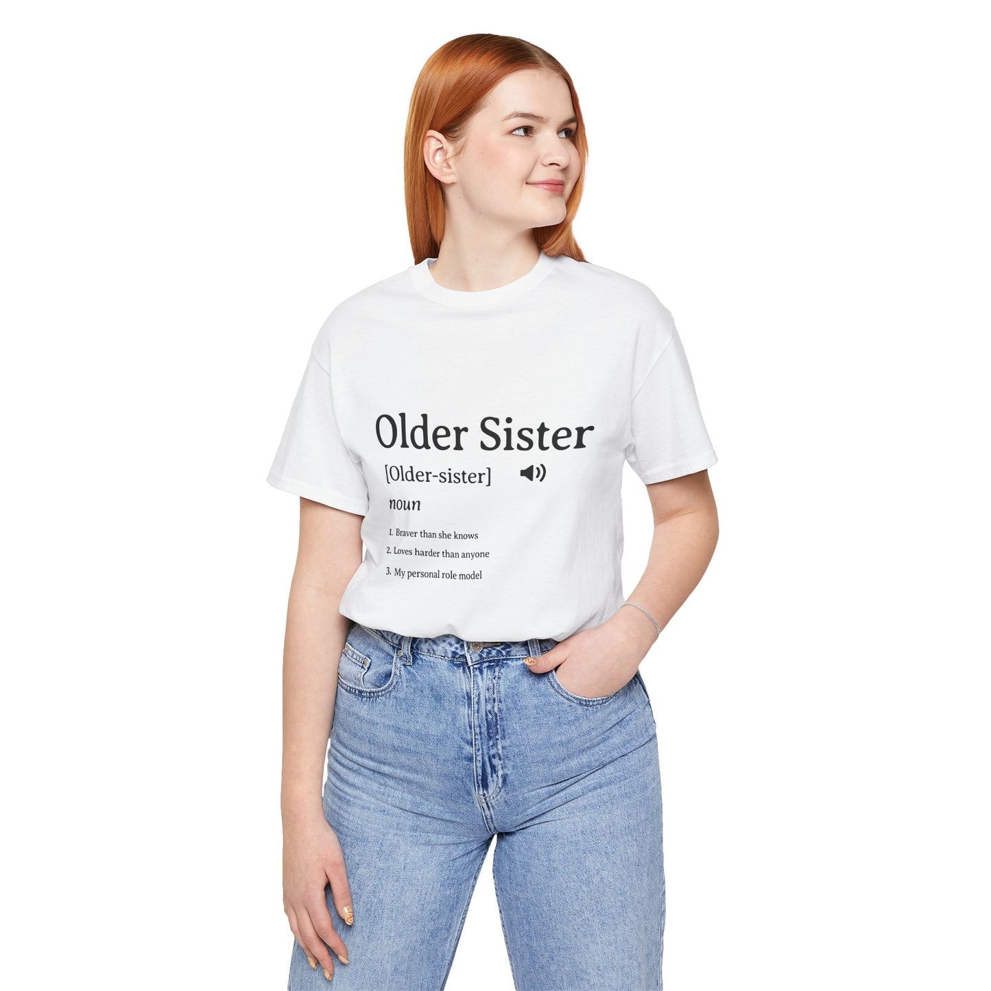 Older Sister Definition Tee — Funny Big Sister Gift Shirt