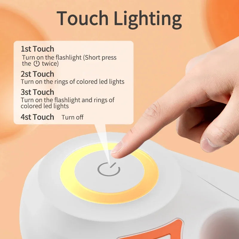 Glow in Style – Retractable LED Leash for Pets!