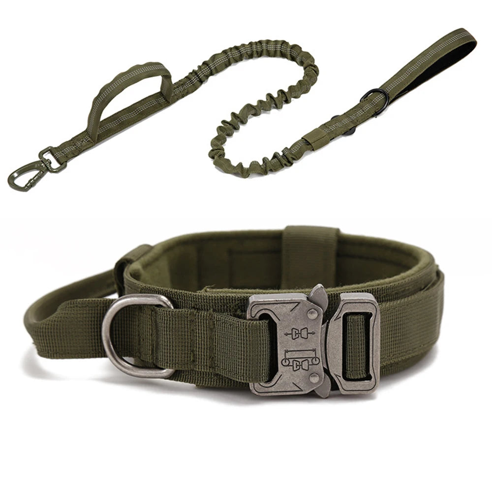 Durable Reflective Nylon Dog Collar & Leash Set