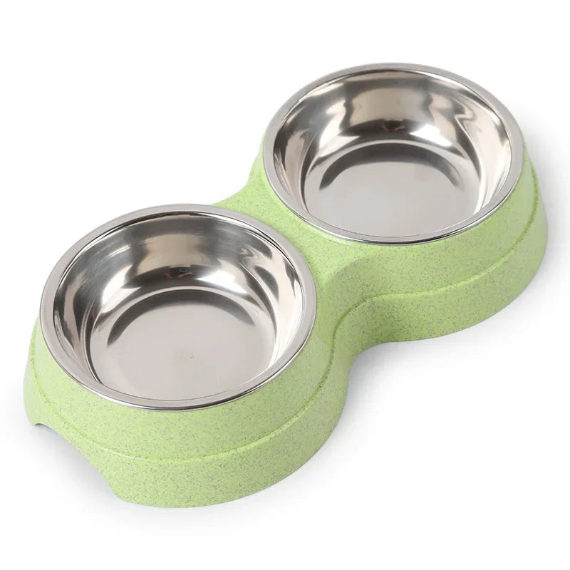🐾 Double Pet Bowls – Food & Water in One!