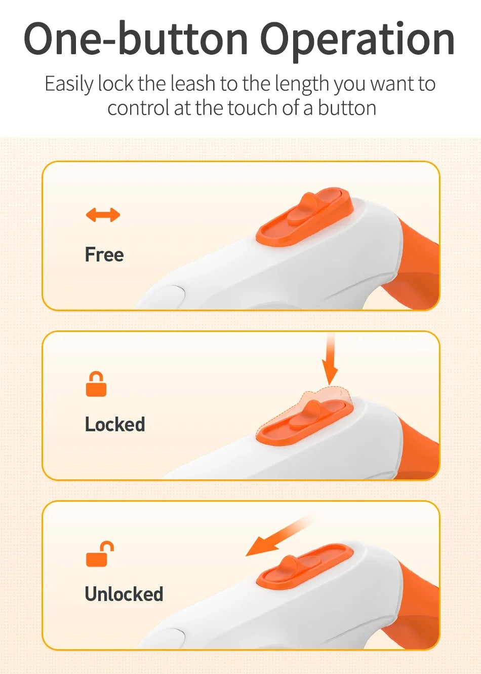 Glow in Style – Retractable LED Leash for Pets!