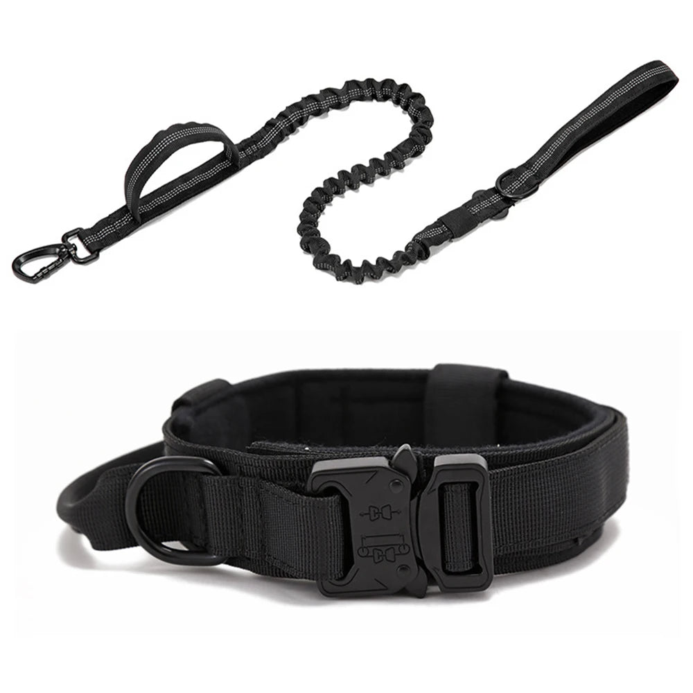 Durable Reflective Nylon Dog Collar & Leash Set